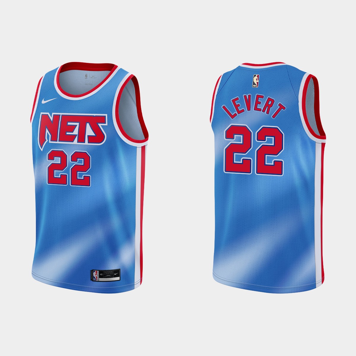 Men's Brooklyn Nets #22 Caris LeVert Blue NBA 2020-21 Dri-FIT Hardwood Classic Stitched Jersey